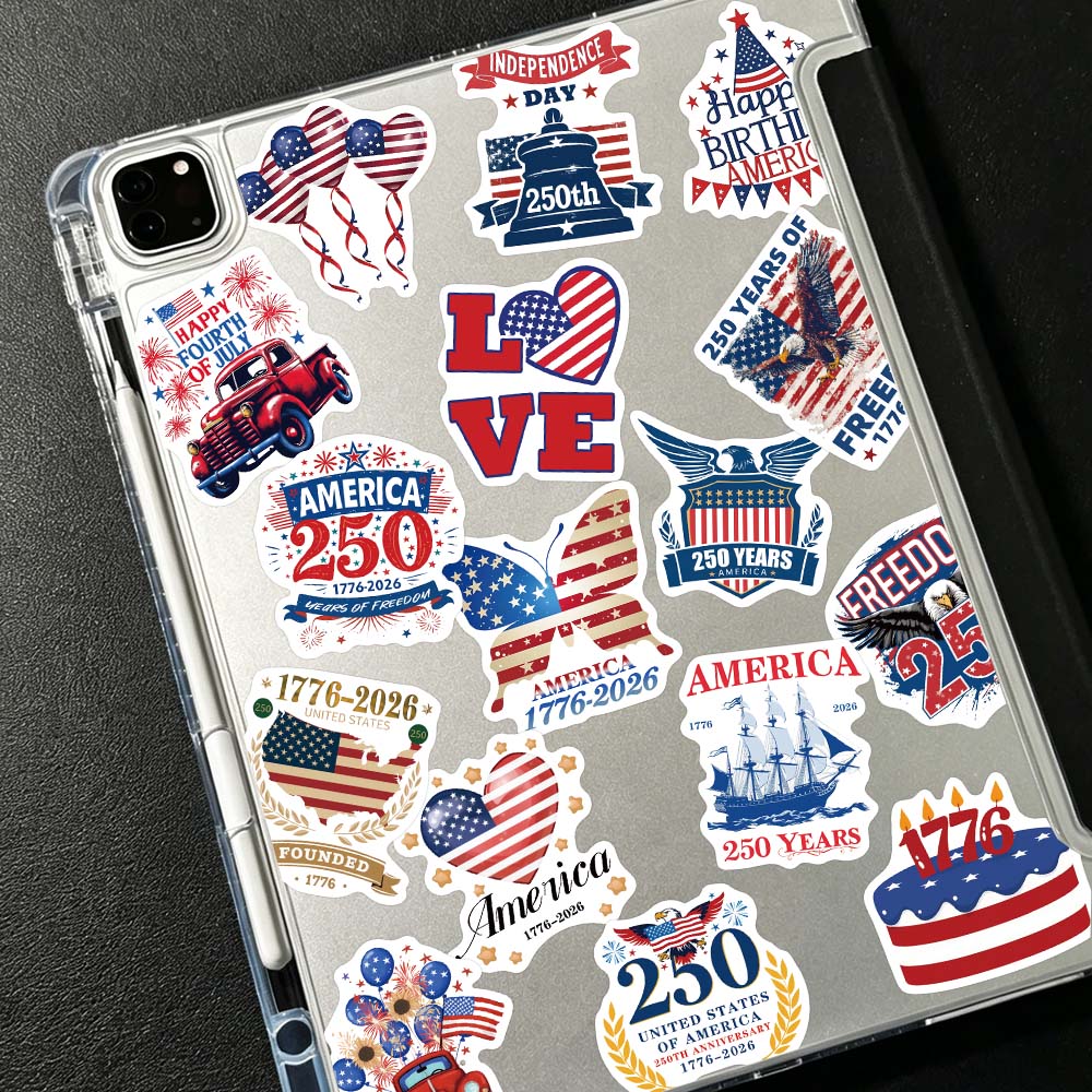 50 Pegatinas Patrióticas de EE - Home Decor Usa reseña y precio