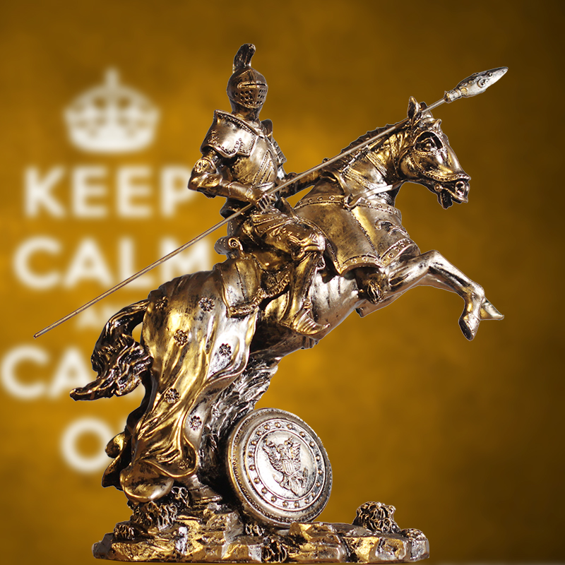 Escultura de armadura de guerr - Home Decor Medieval reseña y precio