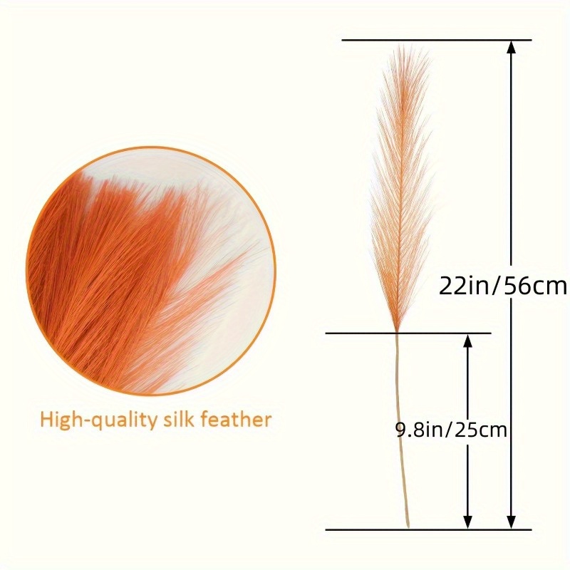10 Piezas de Hierba de Pampas  - Pampas Grass Decor reseña y precio