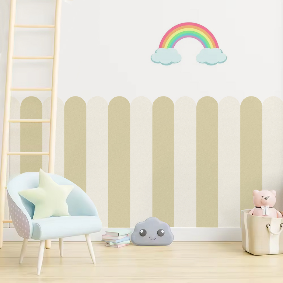 Papel tapiz de arco de rayas v - Home Decor Game reseña y precio